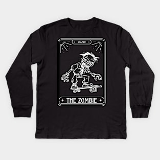 the zombie Kids Long Sleeve T-Shirt